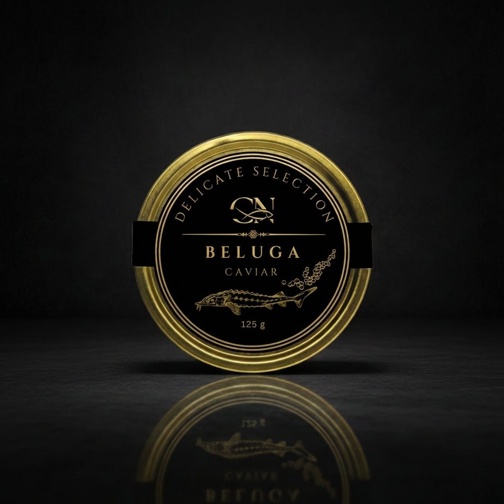 Beluga-Kaviar „Delicate Selection“ – Schweizer Premium-Kaviar – CaviarNoir.ch
