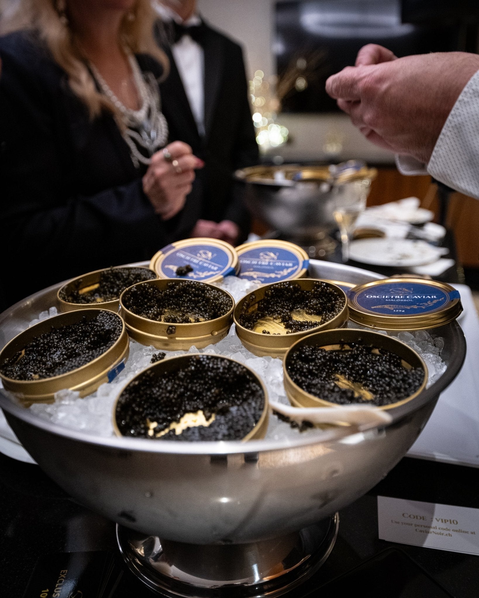 Osciètre Kaviar Blue Label — Schweizer Premium Kaviar — CaviarNoir.ch