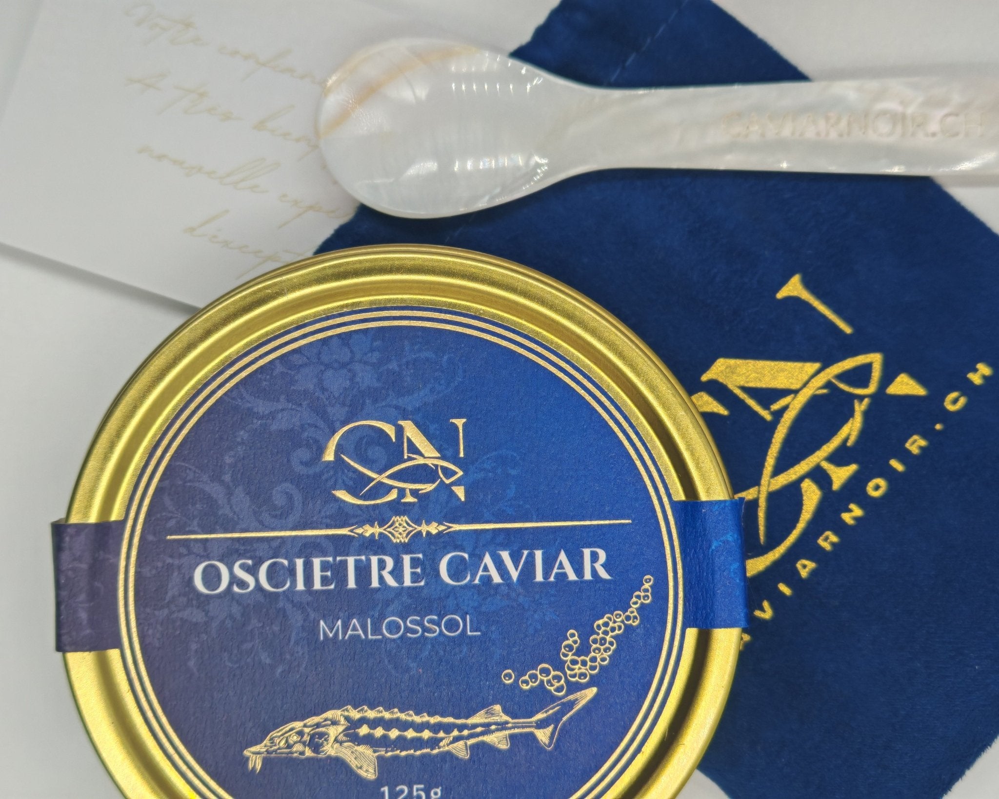 Caviar Osciètre Blue Label — Caviar Premium Suisse — CaviarNoir.ch