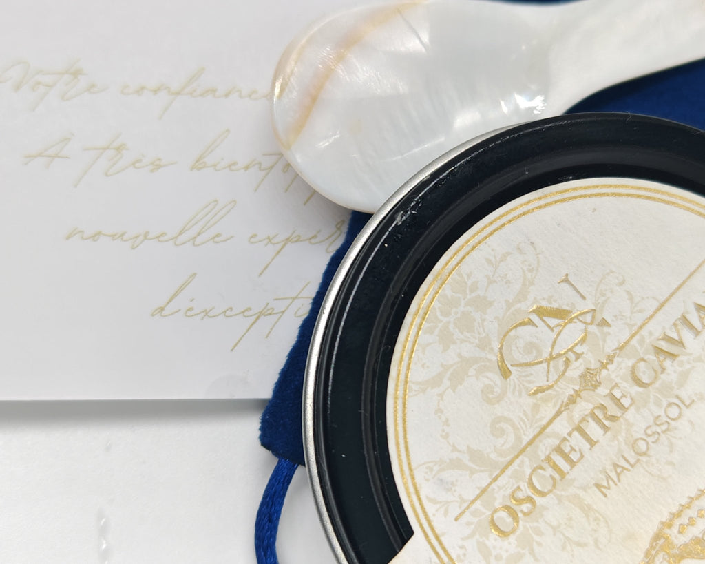 Osciètre Kaviar White Label — Schweizer Premium Kaviar — CaviarNoir.ch